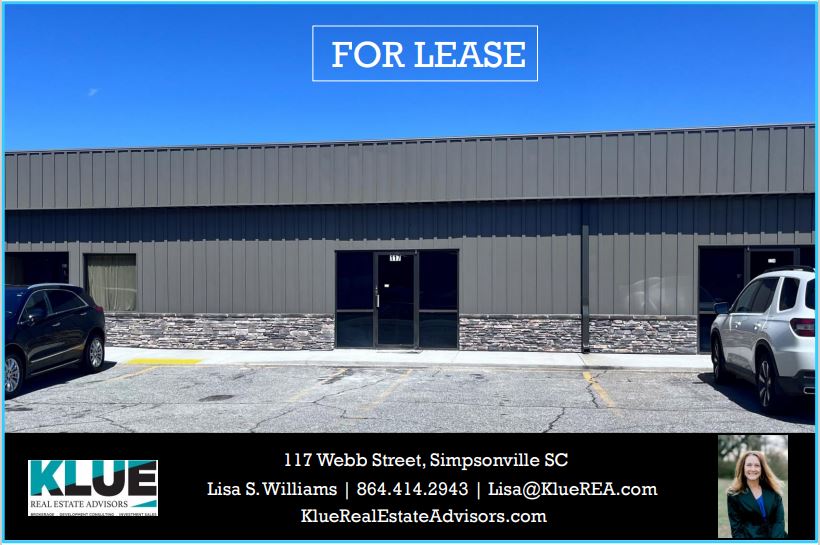 FOR LEASE-117 Webb St, Simpsonville